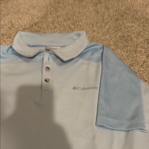 Columbia Mens Light Blue Polo Shirt